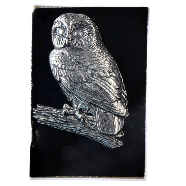 Duck in Flight Pewter Lapel Badge by AE Williams