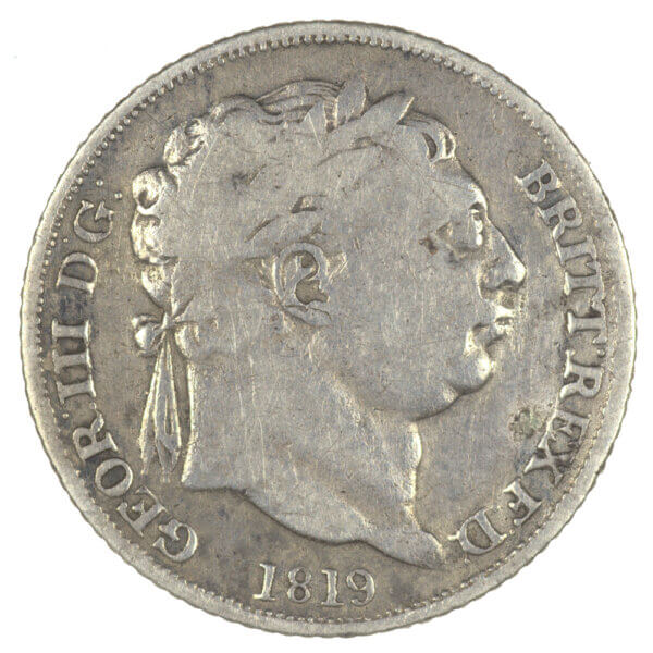 18219 Sixpence obverse