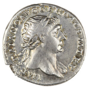 Trajan Denarius Aequitas Standing