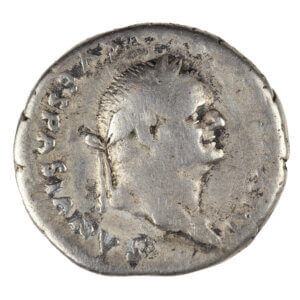 Divus Vespasian Denarius Judaea Capta Series RIC 59a