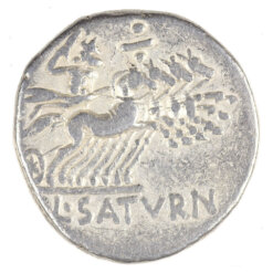 Roman Republic Denarius Lucius Appuleius Saturninus RRC 317/3a