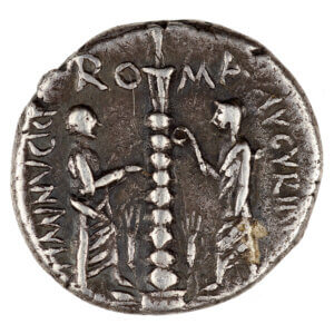 Roman Republic Denarius Ti. Minucius C.f. Augurinus RRC 243/1