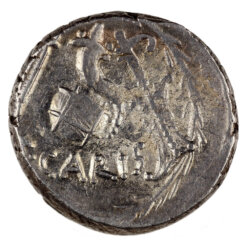 T Carisius Denarius. 46 BC RRC 464/3a