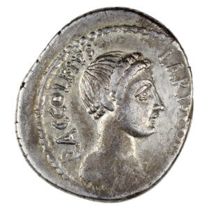 Denarius P Accoleius Lariscolus RRC 486/1