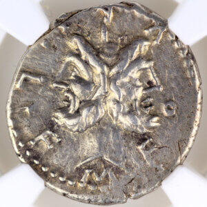 Roman Republic Denarius M Furius Lf Philus RRC 281/1