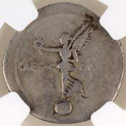 Octavian denarius RIC 254b