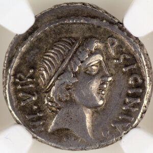 Roman Republic denarius Q. Sicinius and C. Coponius RRC 444/1a