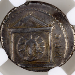 Mark Antony AR Denarius Head of Sol RRC 496/1