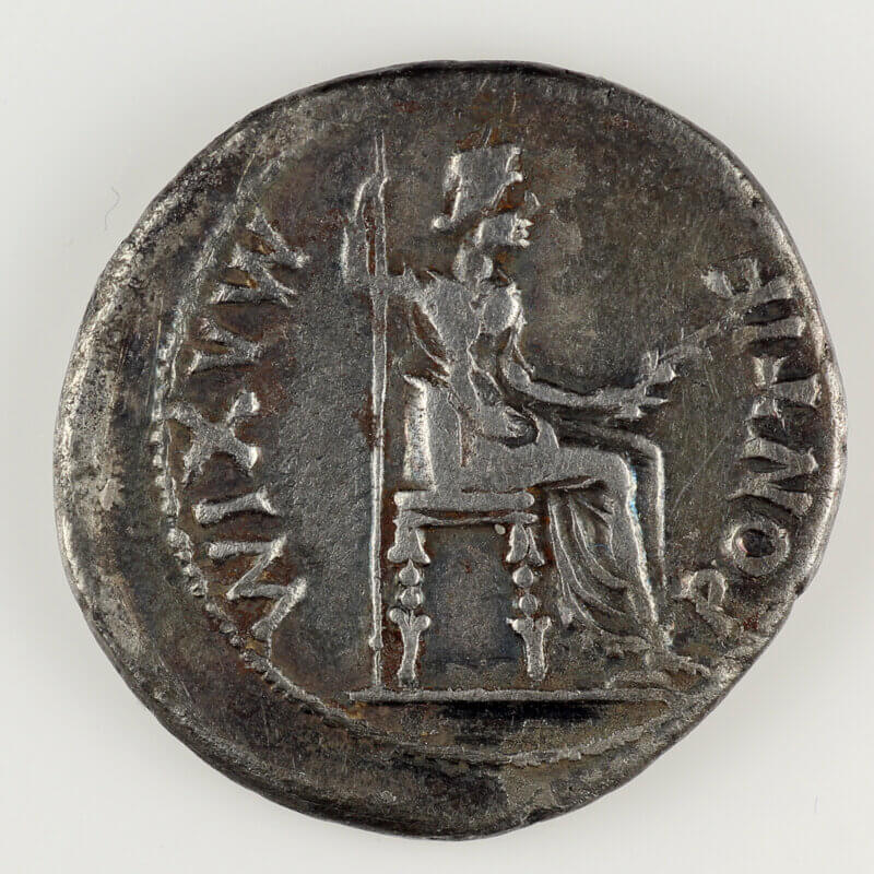 Tiberius Denarius Tribute Penny RIC 30
