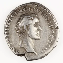 Antoninus Pius Denarius, Genius, Very Fine, RIC 70A