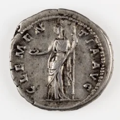 Antoninus Pius Denarius, Clementia, Good Very Fine, RIC 64A