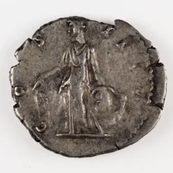 Antoninus Pius Denarius, Annona, Good Very Fine, RIC 221