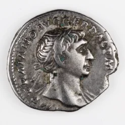 Trajan Denarius, Victory, Good Very Fine, RIC 128