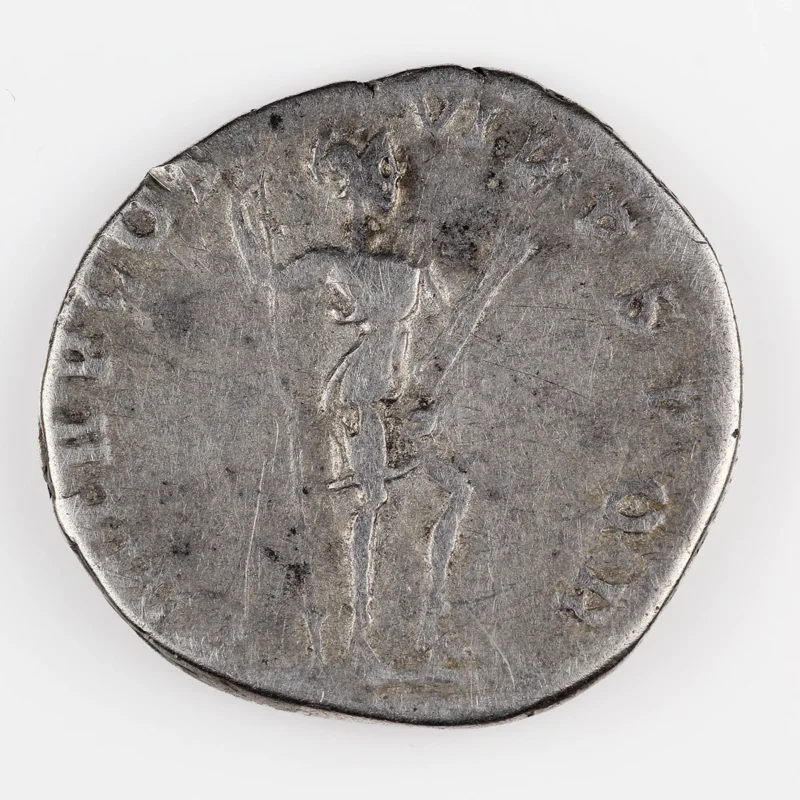 Trajan Denarius, Virtus, Very Fine, RIC 353