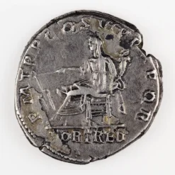 Trajan Denarius, Fortuna, RIC 318